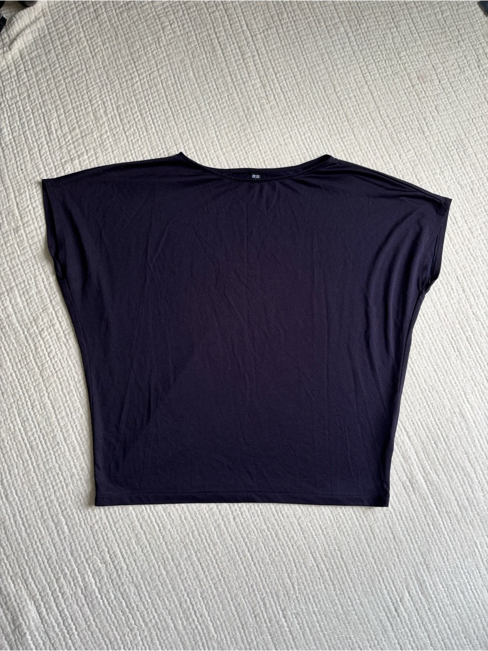 uniqlo deep purple dolman top